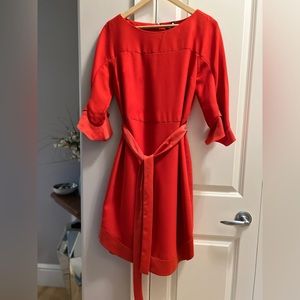 Banana Republic Red dress 3/4 sleeves